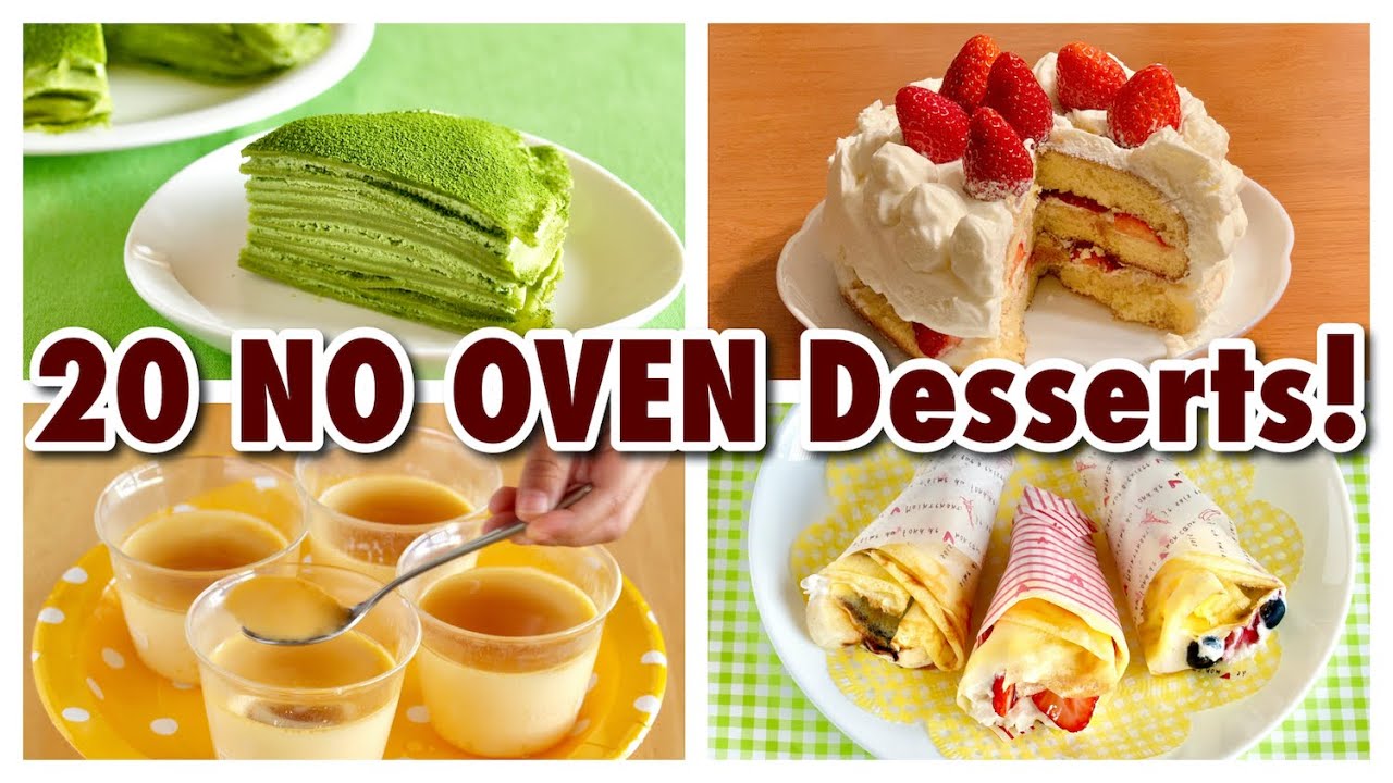 20 NO OVEN Dessert Recipes and more!!! | OCHIKERON | Create Eat Happy :) | ochikeron