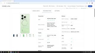 REALME C63 – All Checking Options with IMEI Number screenshot 1