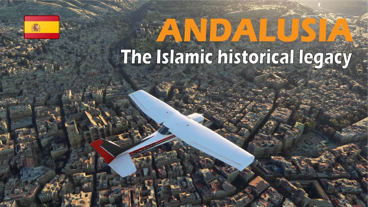 Explore Granada Andalusia Spain with Flight Simulator