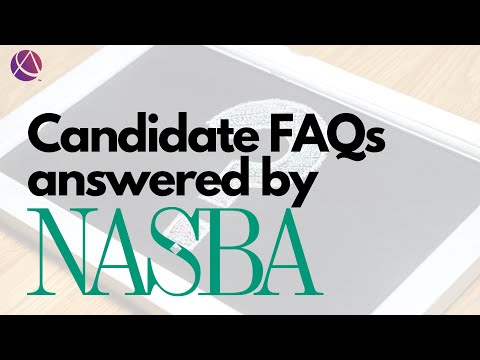 CPA Exam FAQs with NASBA