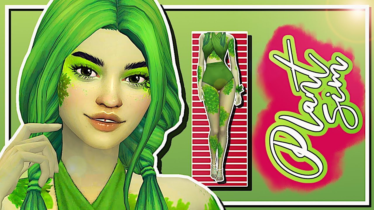 The Sims 4 Plant Sim Cas Cc Links Youtube