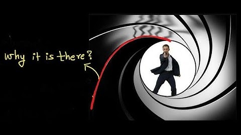 Secret grooves inside the gun (James bond famous gunbarrel sequence)#VeritasiumContest
