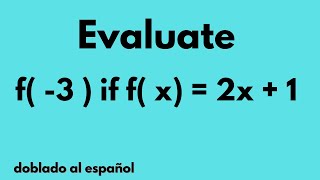 Evaluate a Function for a Given Value