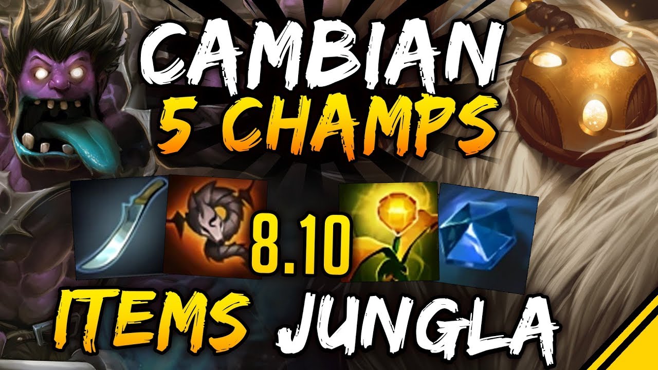 league of legends champions CAMBIAN los ITEMS de JUNGLA y 5 CAMPEONES - Parche 8.10 | Noticias League Of Legends LoL Jota
