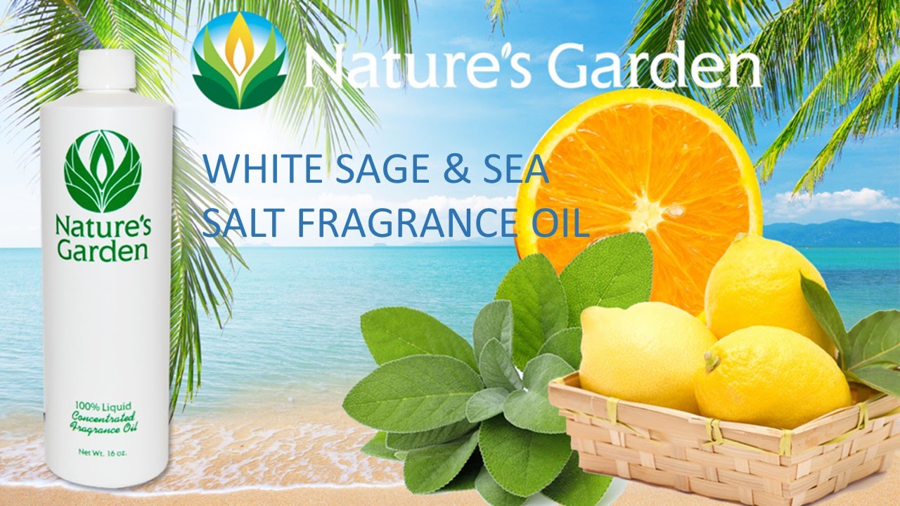 White Sage and Sea Salt Fragrance Oil Natures Garden YouTube