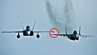 F 18 Intercept Mig 29, Real Dogfight