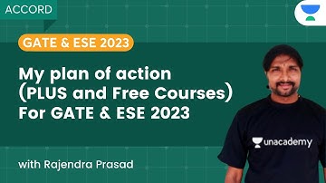 My plan of action (PLUS and Free Courses) for GATE & ESE 2023 | Rajendra Prasad