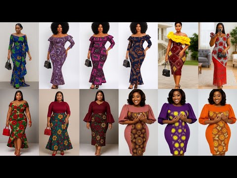 100+ STUNNING FITTING ANKARA OUTFITS MUST TRY 2025-26 MISHONO MIPYA YA VITENGE YA WANAWAKE WA AFRIKA