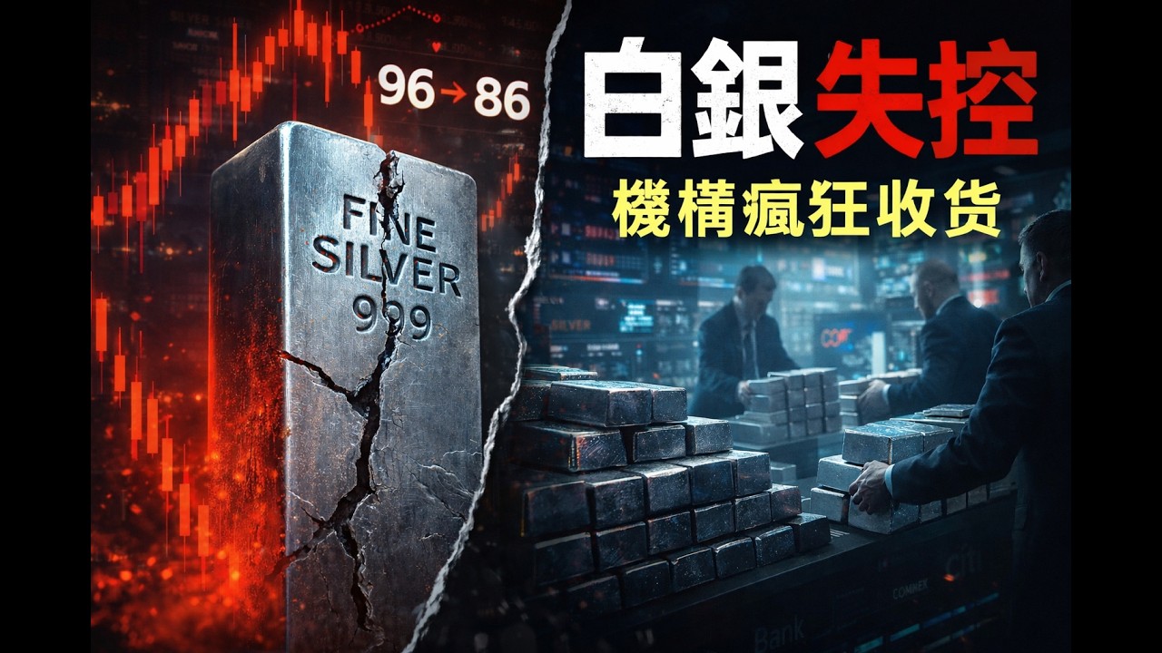 白銀突然“失控”！價格暴跌10美元，但華爾街正在瘋狂搬走實物…真正的行情才剛開始？#白银 #熱門 #money #投資 #財富流 #美股 #美股分析 #黄金 #财富 #贵金属 #2026 #etf
