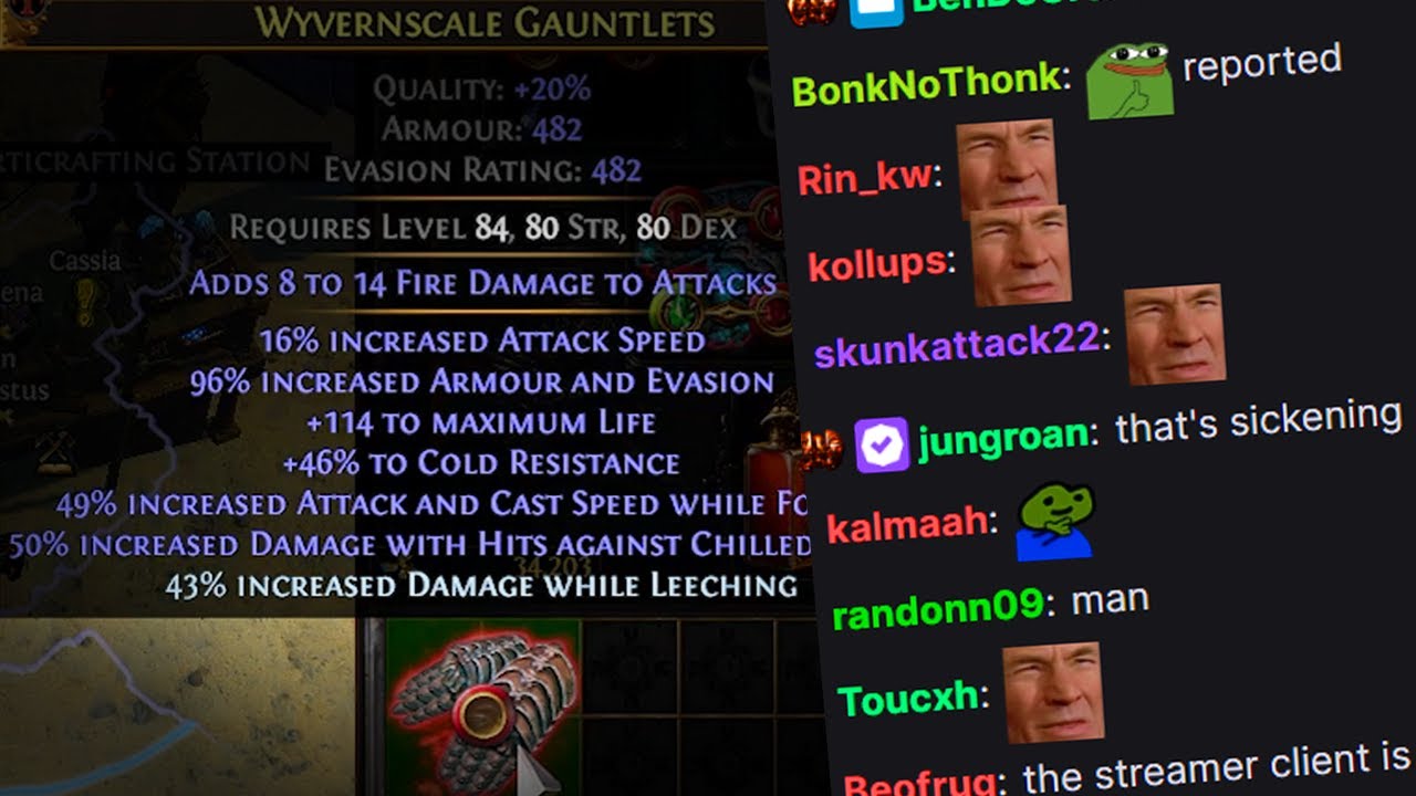 Ben Gets INSANE Luck Crafting Gloves For His HC SSF LS Slayer