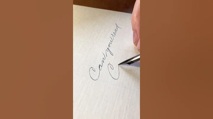 Can you read cursive handwriting?