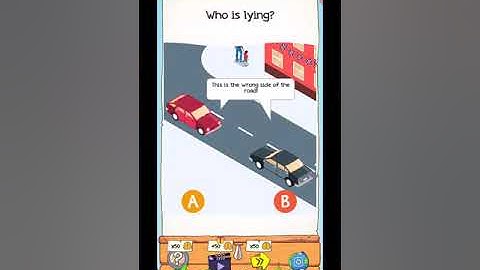 Braindom 2 Level 249 WalkThrough Solution | Who is lying? This is the wrong side of the road!