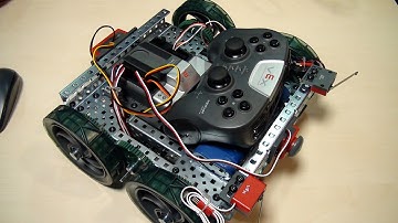 VEX EDR Intro. Add bumper switch construction in front of the robot