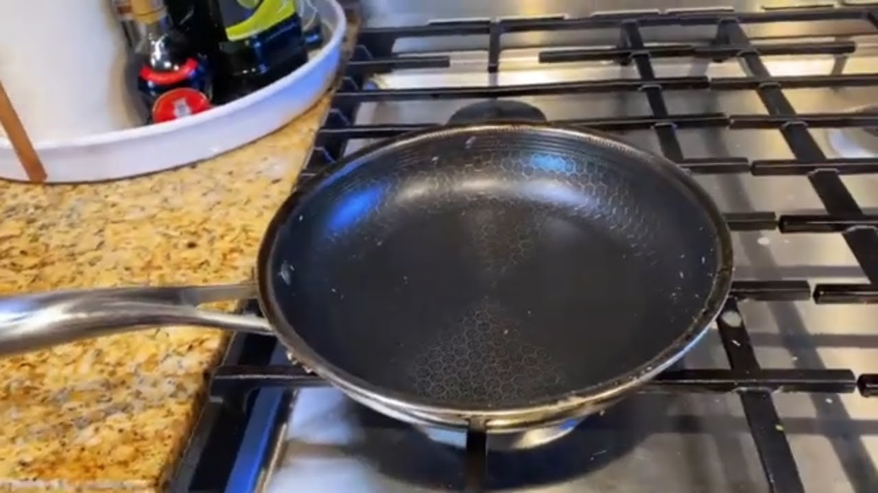 Cleaning and Cooking Demo With The HexClad 8 Inch Hybrid Pan YouTube