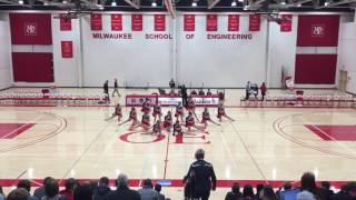 MSOE Dance Team Pom Routine Better When I'm Dancing 11/30/16