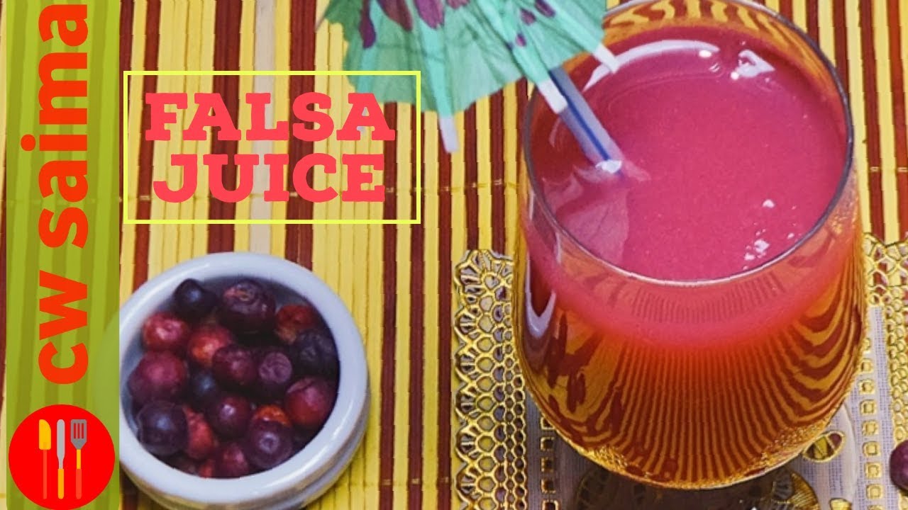 Healthy and Refreshing Falsa Juice Recipe by CW Saima Falsy Ka Sharbat (Summer Drinks)