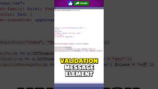 Client Side GST Number Validation using Data Annotations in ASP.Net MVC #shorts #information