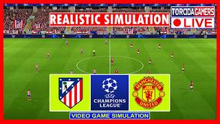 Atlético Madrid vs Manchester United | UEFA Champions League 2026/27 | eFootball 2027 4K Simulation screenshot 3