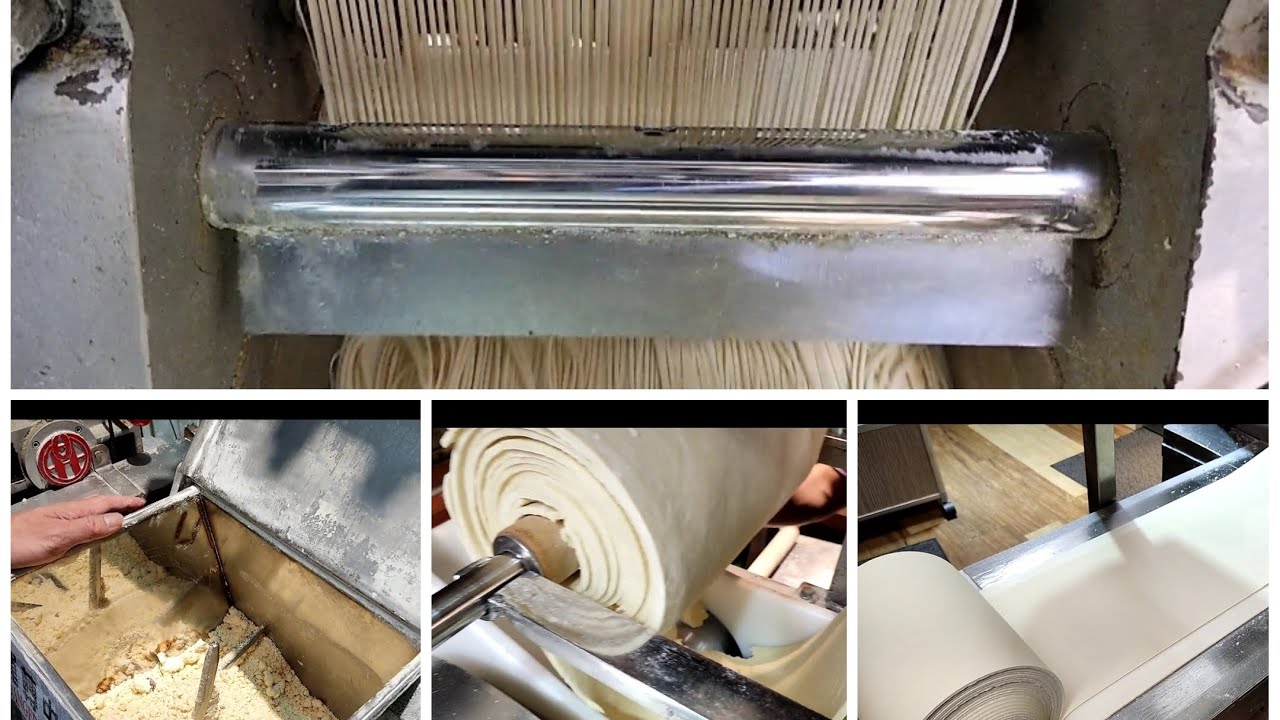 傳統製麵過程大公開  繁瑣且重複的過程是製麵師傅的日常 #專業製麵 #麵條 #製麵流程