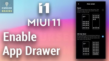 How To Enable App Drawer - MIUI 11 System Launcher - All Xiaomi Devices