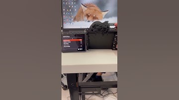 How to set hdmi out put on Sony camera