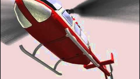 Jet Ranger V6 Helicopter 3D model from CGTrader.com