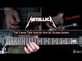 The Thing That Should Not Be - Guitar Lesson (FULL SONG) - Metallica