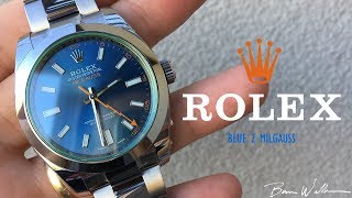 Rolex Blue Z Milgauss 116400GV