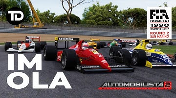When AI Flexes Its Muscles | F1 1990 Custom Championship Automobilista 2 | R2/11: Imola