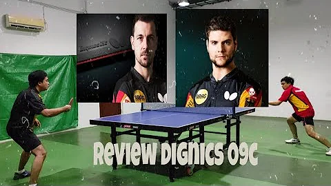 Review Dignics 09c, Timo Boll and Dimitrij Ovtcharov rubber.