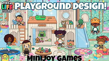 Toca Life World, 🎒🎢  Theme Park 🎢🎡, Kids Fun Game, MiniJoy Games #tocalifeworld #themepark #games