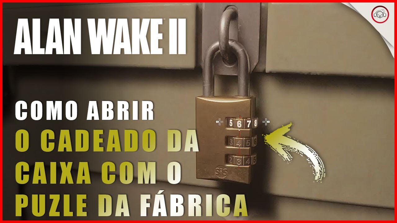 Alan Wake 2, Como abrir o cadedo da caixa com o puzzle da fábrica