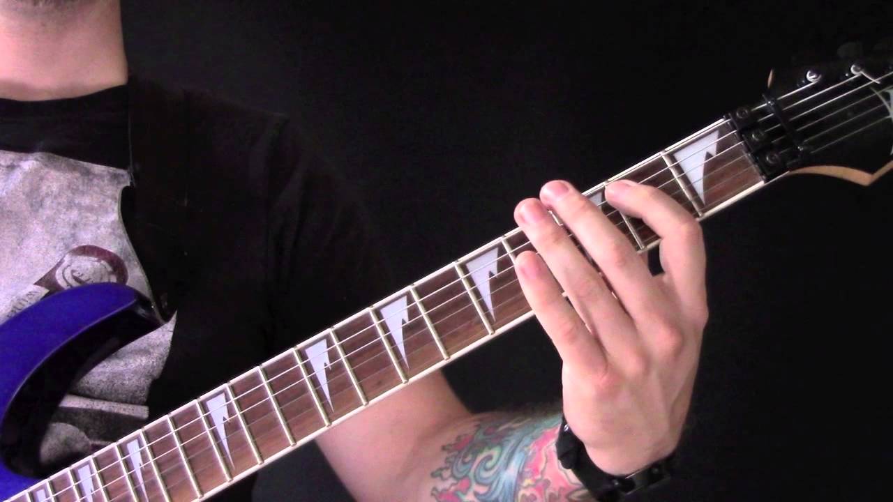 Blow Your Trumpets Gabriel Guitar Tutorial by Behemoth YouTube