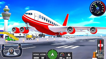 Real Flight Airplane City Pilot Simulator - Plane Boeing Emergency Landing - Android Gameplay