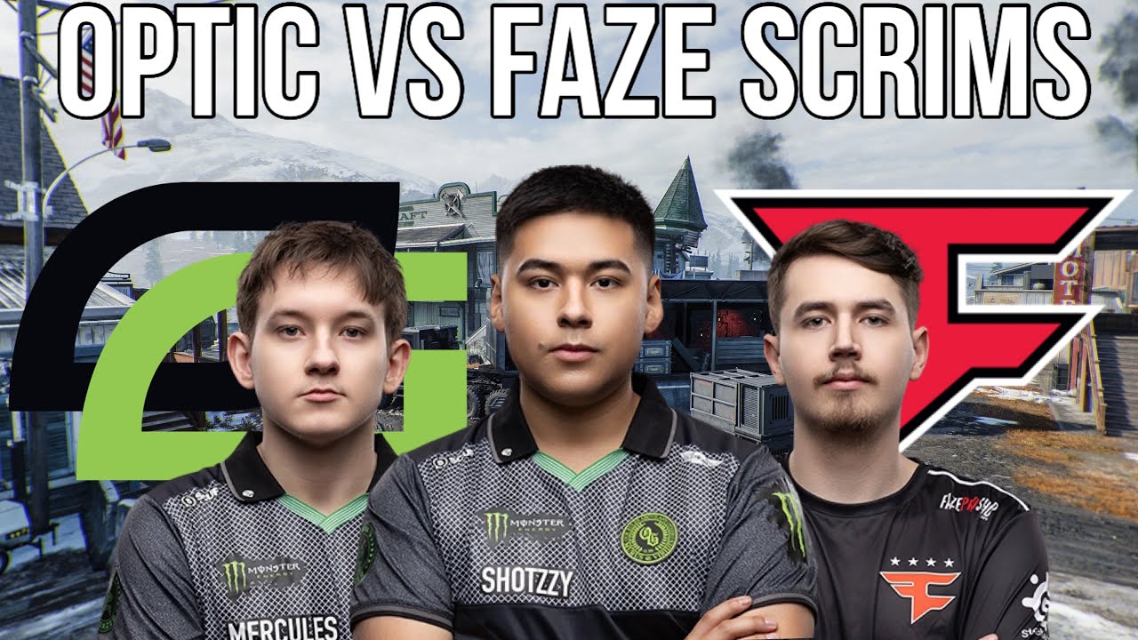 Shotzzy PEAKING vs FaZe And It Gets INTENSE - OpTic vs FaZe Full Scrims
