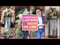 HOW TO DECORATE A LANTERN FOR CHRISTMAS /  Christmas Planter Decor Ideas 2020