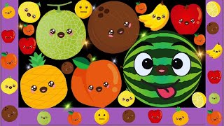 BERRY MERGE - WATERMELON GAMEPLAY 2048 ( Suika Game) #watermelongame #suikagame #gameparkarea screenshot 1