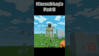 Minecraft Logic Be Like 😂 (Part 11) #minecraft #shorts #minecraftlogic
