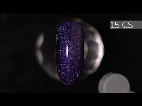 Гель лак для нігтів Cat Shine Kodi №15 7мл фіолетовий, видео 1