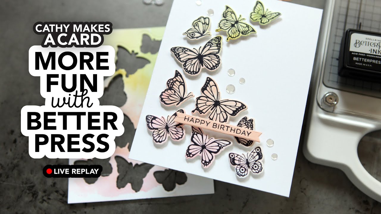 506 Spellbinders BetterPress LetterPress! Techniques with Metallic Inks,  Embossing Powder & Glitters 