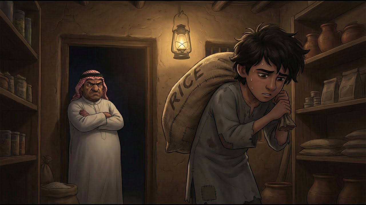 يتيم ربطه عمه بالصحراء لتاكله الذئاب!😭 |  قصص قبل النوم💤