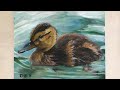 How to paint a duckling using acrylics/ Painting Tutorial/ Cheryl Navarro