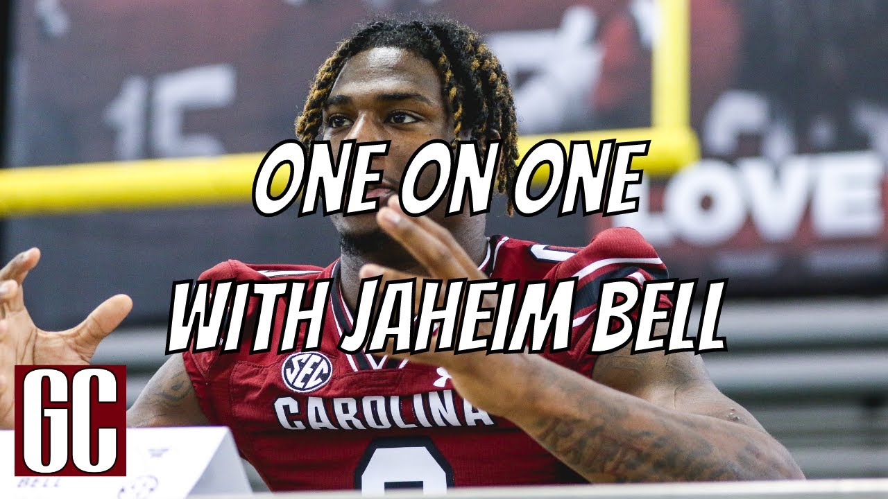 One-on-one with South Carolina TE Jaheim Bell - YouTube