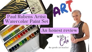 How to create exciting abstract doodles using Paul Rubens' Watercolor paint. Step by Step