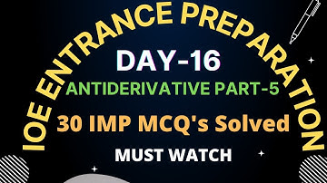 IOE Entrance Preparation| Math MCQ |30 IMP MCQ