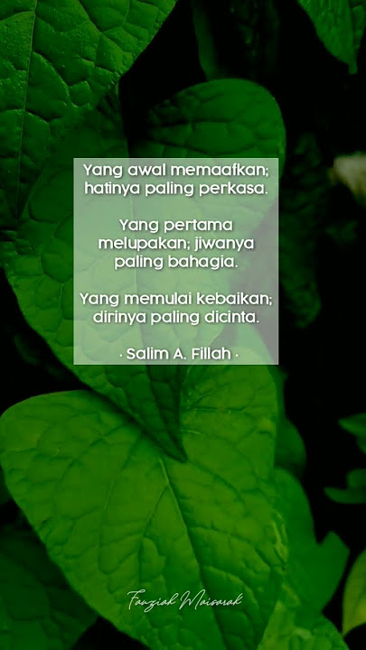 Salim A. Fillah #shorts #whatsappstatus #quotes