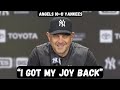 Aaron Boone reacts to Yankees INSANE COMEBACK win vs Angels - Postgame Interview