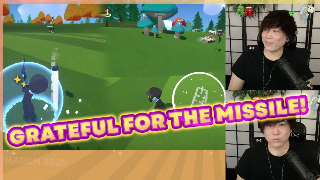 GOODLUCKKUNO! Sykkuno CAN'T BELIEVE he clutches the ball thanks to whoever BLAST THE MISSILE!