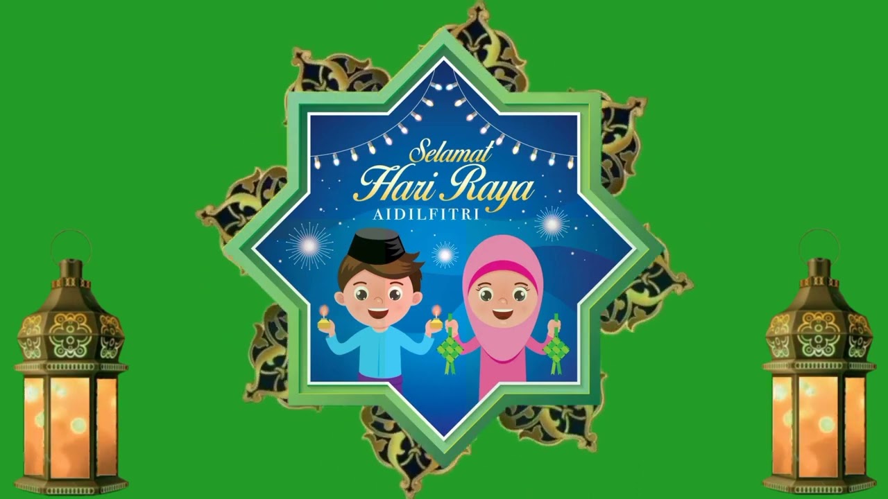 Green Screen Ramadhan ❗ Mengucapkan Selamat Hari Raya Idul Fitri 1443H