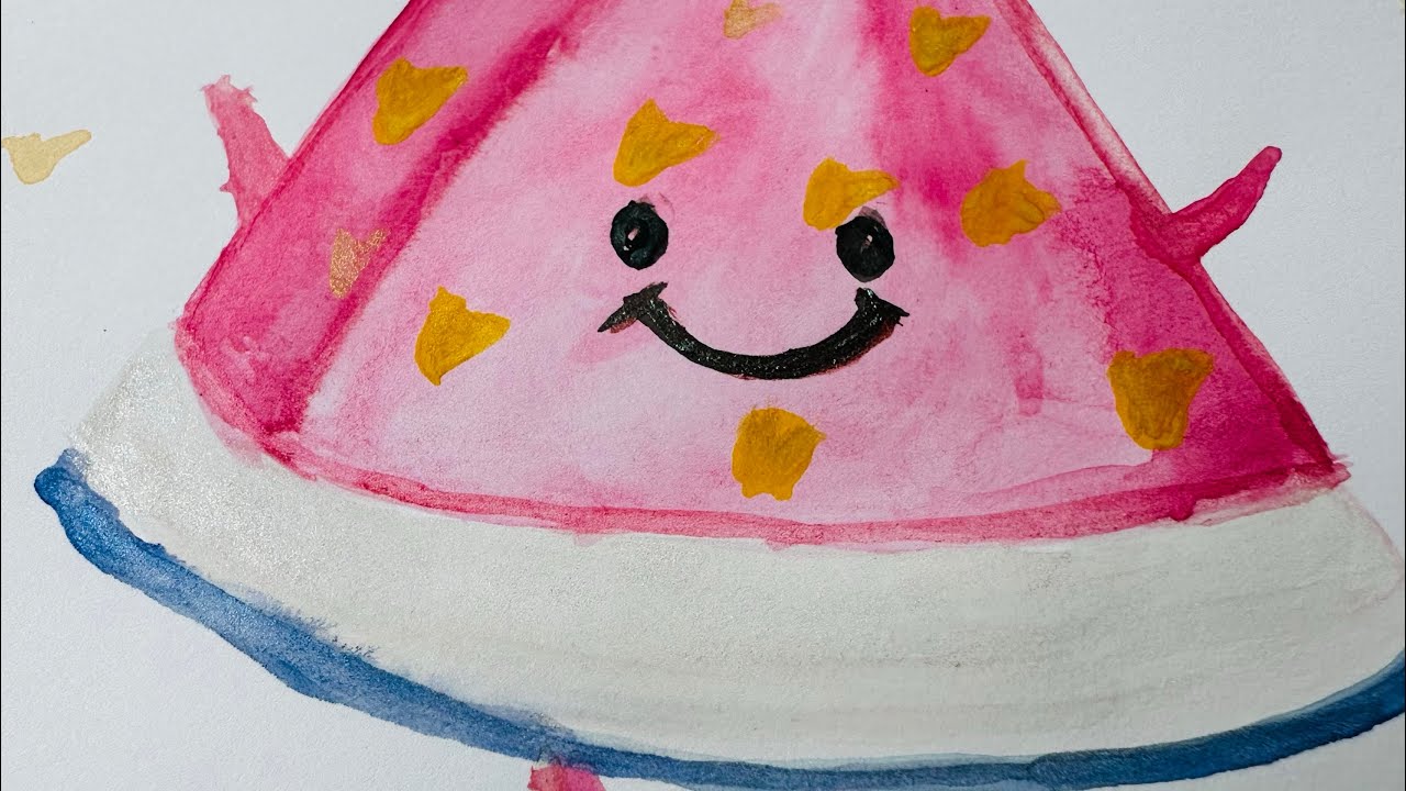 Quick & Cute Watercolor Birthday Card Part -1 